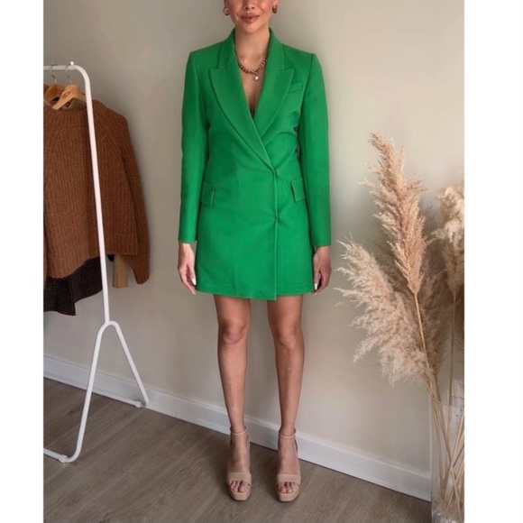 Zara green blazer dress - Picture 11 of 12